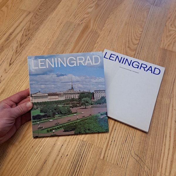 Leningrad Photo book, Leningrad Monuments, Soviet Union History Book, Leningrad pictures, illustrations, USSR Photo book in German