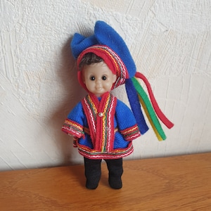 Small Doll Souvenir, Handmade Souvenir Toy, Folk Costume Doll, Traditional Doll, Collectible Dolls, Folk Dolls