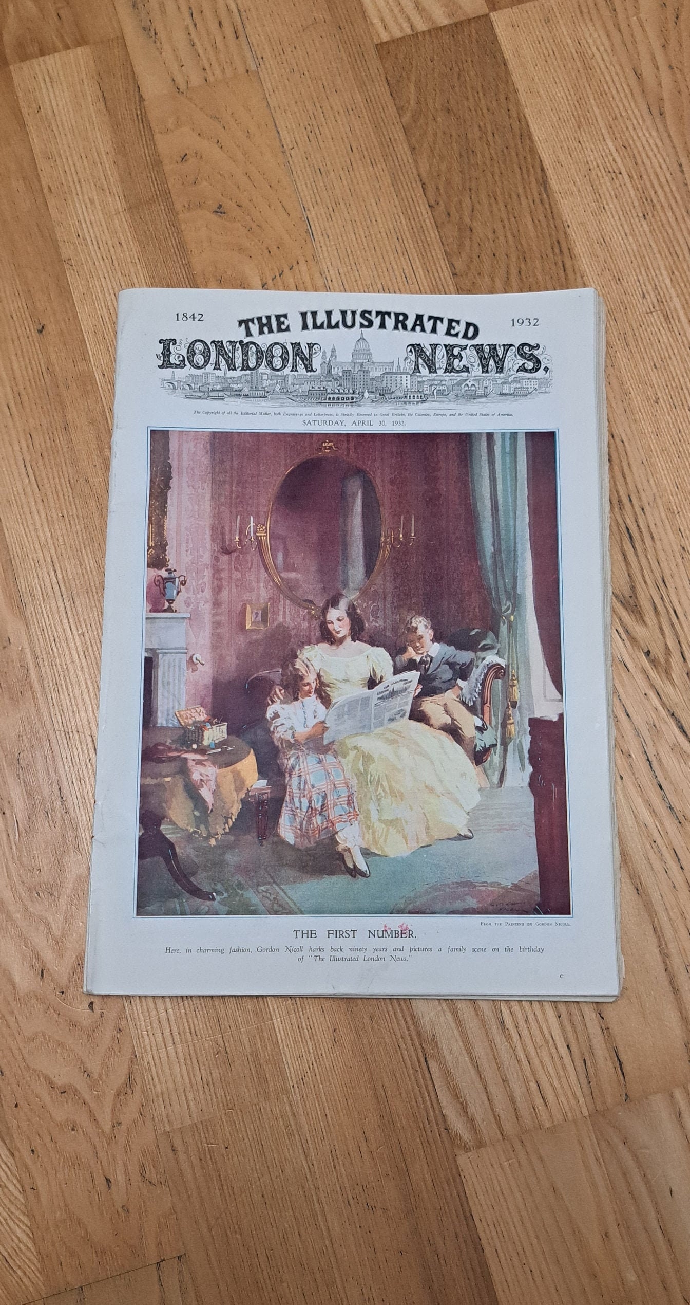 Vintage 1932 London Newspaper: the Illustrated London News