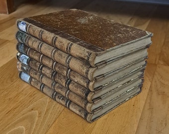 Antique collected volumes Dmitry Vasilyevich Grigorovich 1890, Vintage Books set, Russian writer, Old Russian language, 19 century books