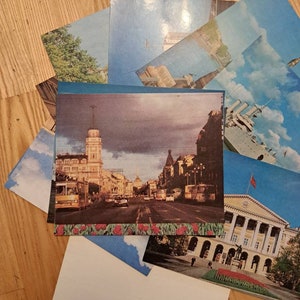 Leningrad fotokaarten, vintage kaarten van de USSR, collectible fotokaarten van Leningrad, Leningrad geschiedenis illustraties, Sovjet-fotoalbum, kunst