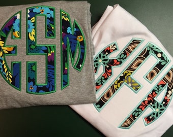 mlb monogram tee