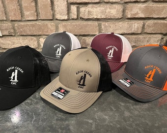 CUSTOM LOGO - 112 Richardson Embroidered Hat - BULK Pricing