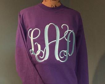 Personalized 10 Inch Monogrammed Crewneck