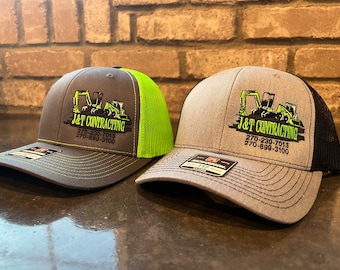 CUSTOM LOGO - 112 Richardson Embroidered Hat - BULK Pricing