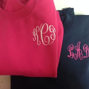 Personalized Monogram Crewneck Sweatshirt