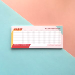 Bloc-notes mensuel de suivi des habitudes | Bullet Journal | Planification