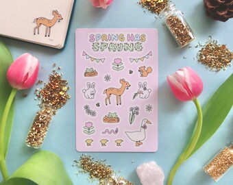 Spring Vinyl Planner Stickers | Easter Stickers