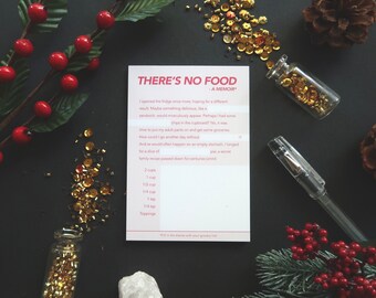 Grocery List Notepad | MadLibs Notepad | Novelty Gift | Organization Stationery