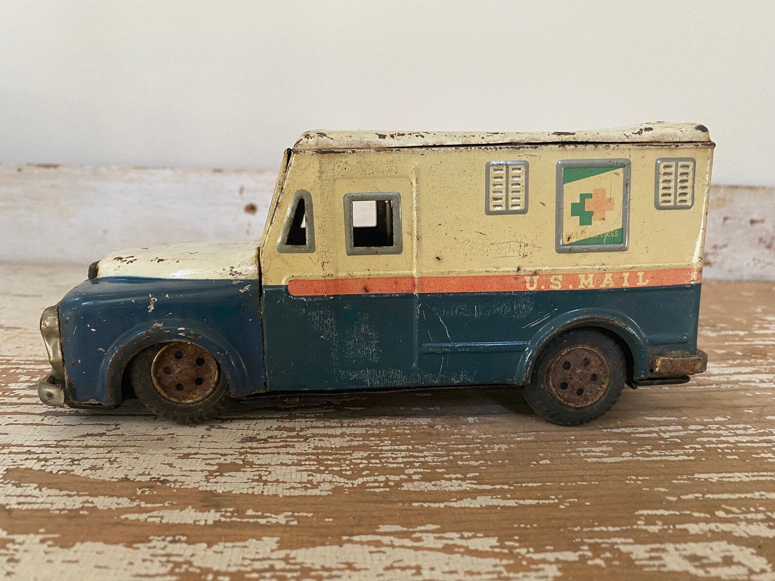 Vintage / Antique Metal Toy Mail Truck / US Mail Truck Etsy
