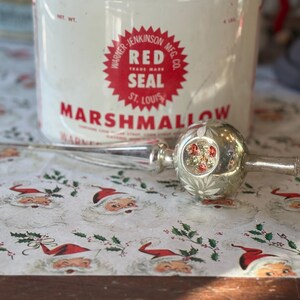 Vintage Christmas Glass Tree Topper