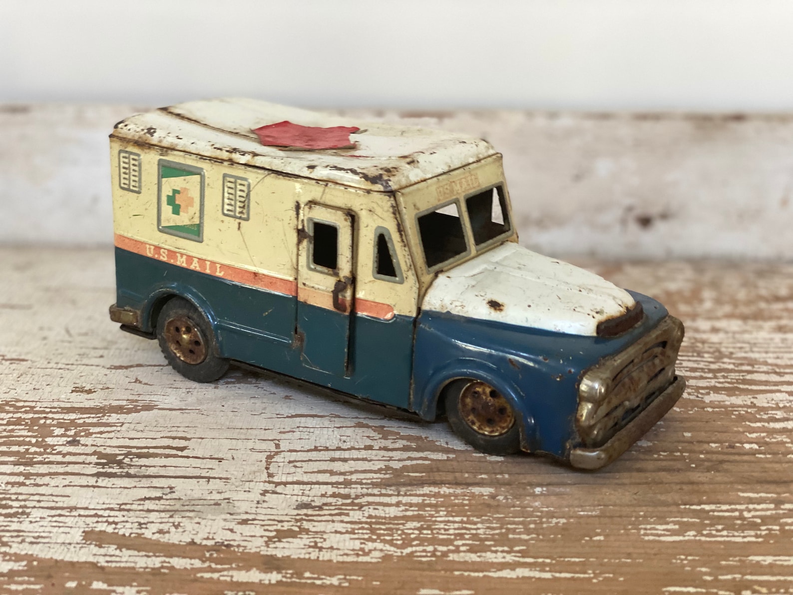 Vintage / Antique Metal Toy Mail Truck / US Mail Truck Etsy