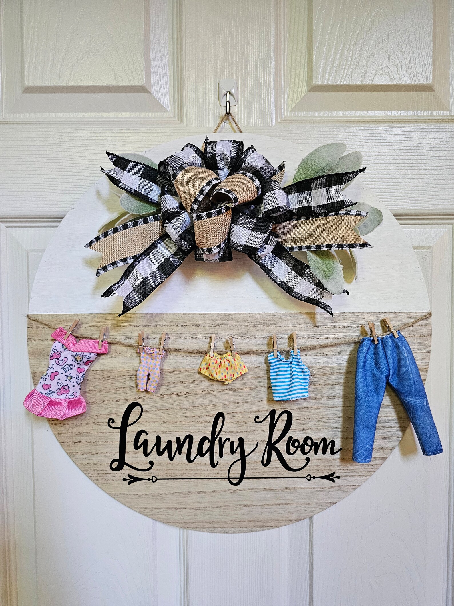Laundry Room Door Hanger Decor Decoration Welcome Board - Etsy