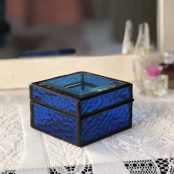 Stained Glass Box Etsy