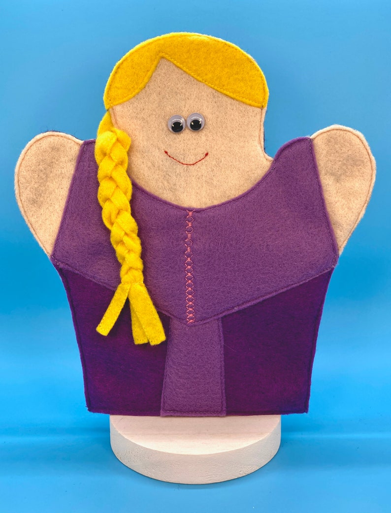 PATTERN ONLY Princess Hand Puppets Set 2 instant Download Etsy