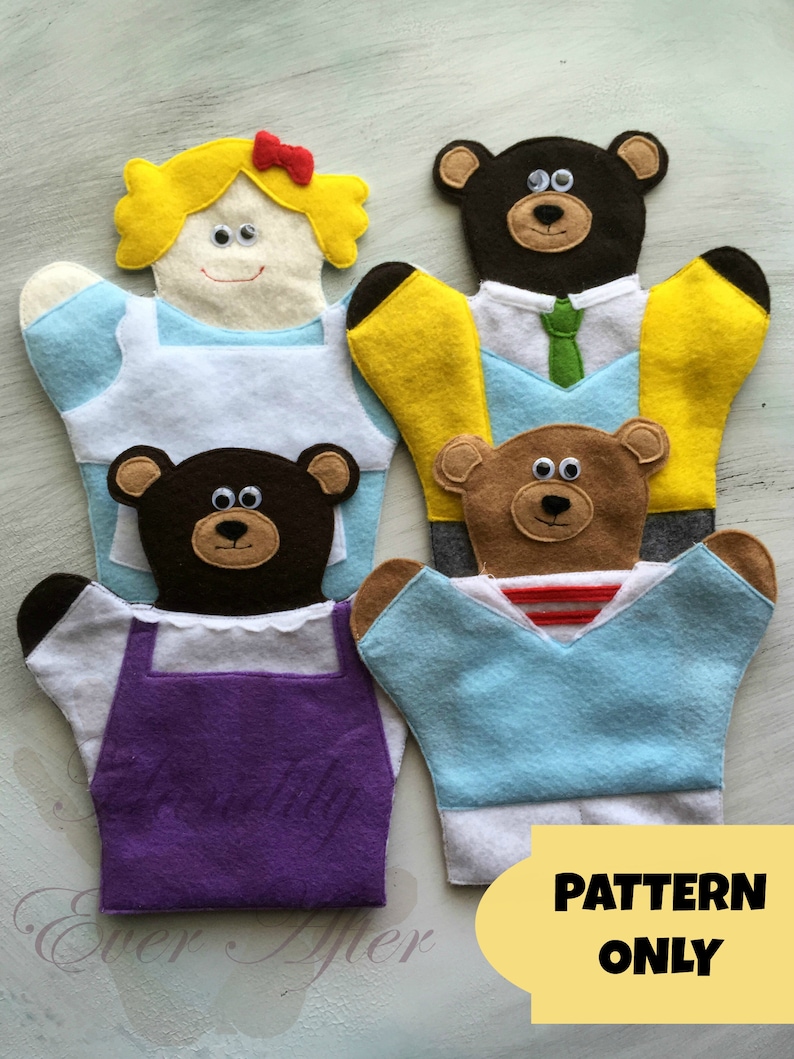 Goldilocks and the three bears hand puppet set ebates westheaven