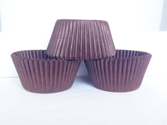 48 Brown Greaseproof Paper Standard Size Cupcake Liners Baking Cups Wrappers 48 Brown Greaseproof Paper Standard Size Cupcake Liners Baking Cups Wrappers