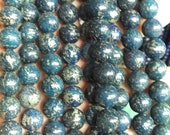 Blue Gold Pyrite jewelry Pyrite Beads strand 16inch Iron Gold Pyrite round Jewelry Making 6 8 10 12mm purple ,red color select