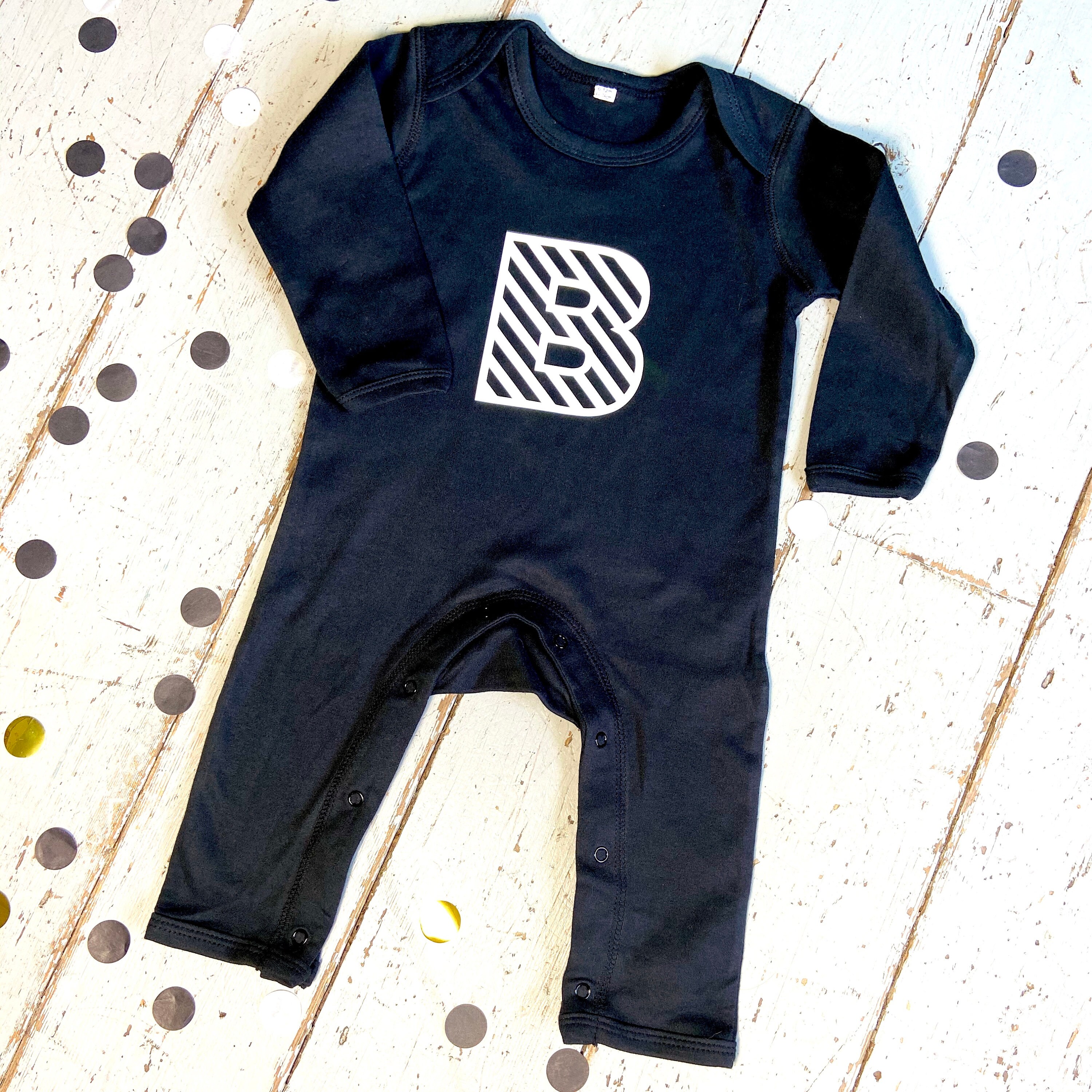 Unisex Gepersonaliseerde Babygrow romper pak eerste Etsy