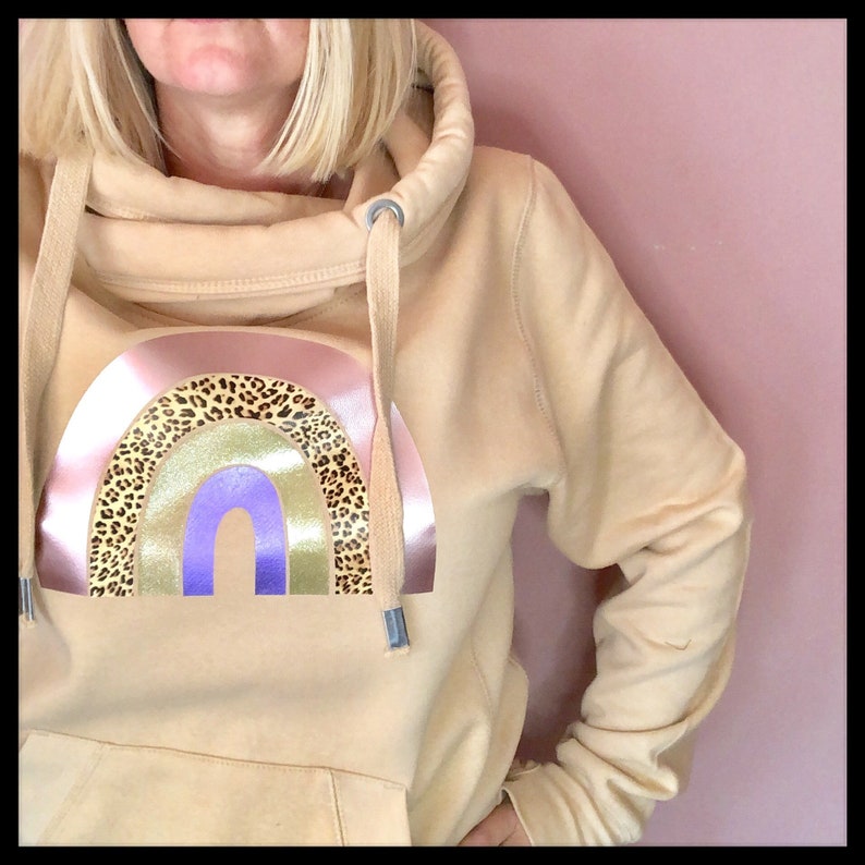 nude beige hoodie
