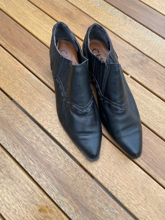 Chilis Black Ankle Boots