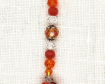 3D, Calabaza, Otoño, Mini llavero, Tirador de cremallera, Bolso, Llavero, Tijeras, Cordón, Punto de cruz, Costura, Bling