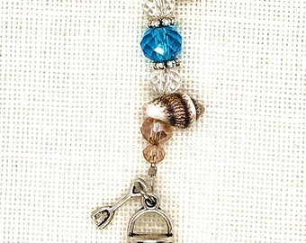 Sand, Bucket, Beach, Frogger, Picker, Needle, Bling, Cross Stitch, Embroidery, Needle Point, Stitching, Stitch, Tapestry Needle