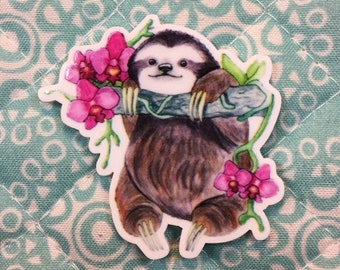 Cute Hanging Sloth Needle Minder