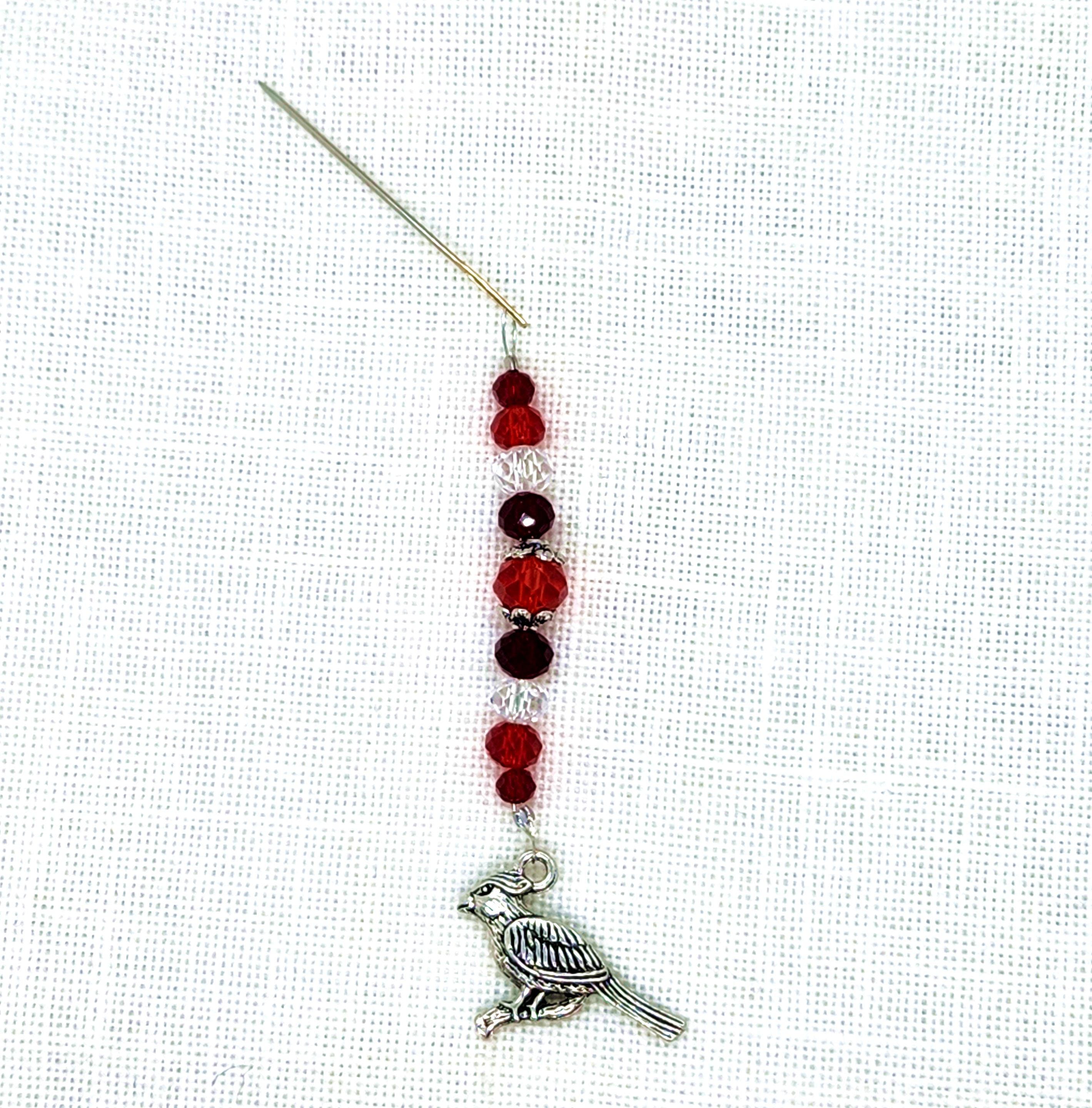 Cardinal, Red, Bird, Winter, Frogger, Picker, Needle, Cross Stitch ...