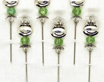 Frog, Face, Spring, Garden, Counting Pin, Decorative Pin, Cross Stitch, Sewing, Pin Cushion