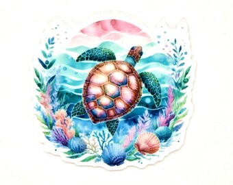 Sea, Turtle, Ocean, Sea, Needle Minder, Cross Stitch, Sewing, Embroidery
