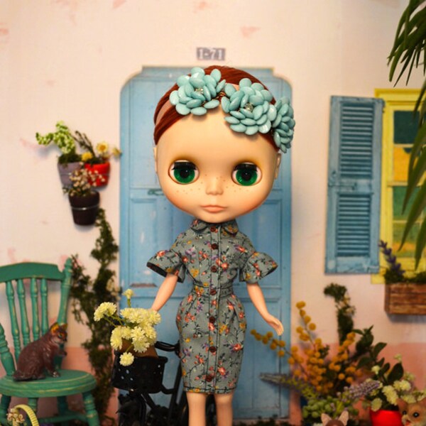 Blythe Printed flowers dress