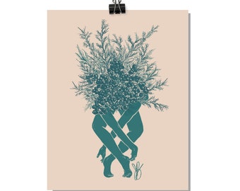 Juniper Woman 8x10" Museum-Grade Matte Print - 8x10"