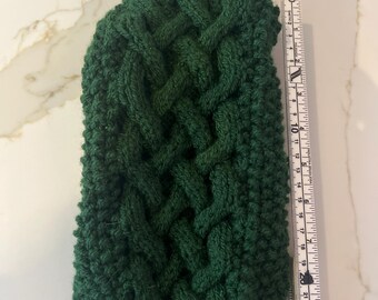 10” Celtic Knot Aran Knit Dog Coat,  Toy Dog Jumper suit Chihuahua, Yorkie