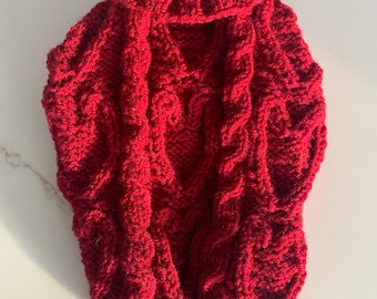 Hand Knitted Wool Blend Dog Jumper, Medium Breed