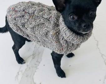 10 inch Chihuahua or Yorkie Pet Dog Warm Clothing ApparelToy Coat Jumper Jacket