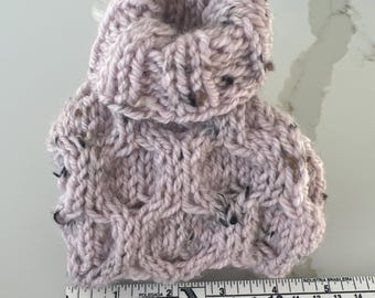 9” Hand-Knitted Wool Blend Dog Jumper – Chihuahua Toy Breed Aran Coat