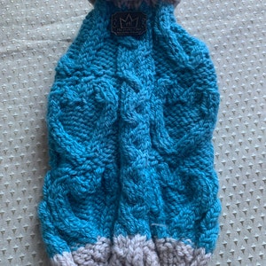 8.5 inch  Unique LoopPuppy/Dog Sweater Coat Clothes For Small Chihuahua  Dog Cat Warm Clothing ApparelToy Coat Jumper Jacket  Own Pattern