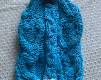 Hand-Knitted Lambswool Dog Sweater for Small Dogs