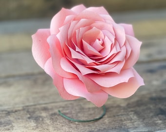 Paper roses - Coffee Filter flowers - Customizable colors