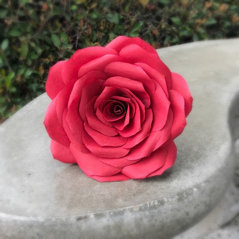 Paper roses Coffee Filter flowers Customizable colors Etsy