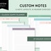 Classic Happy Planner Printable Notes and To Do Pages | Etsy