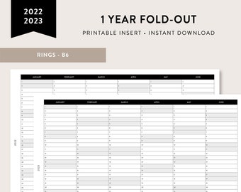 Calendrier Cap Tsdd 2023 Organisewithkatie | Etsy.de