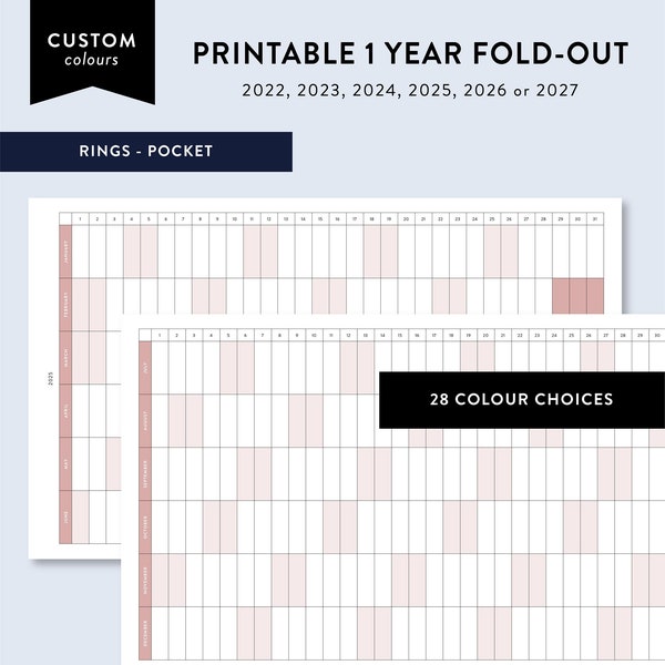 2025 2025 Pocket Calendar - Etsy