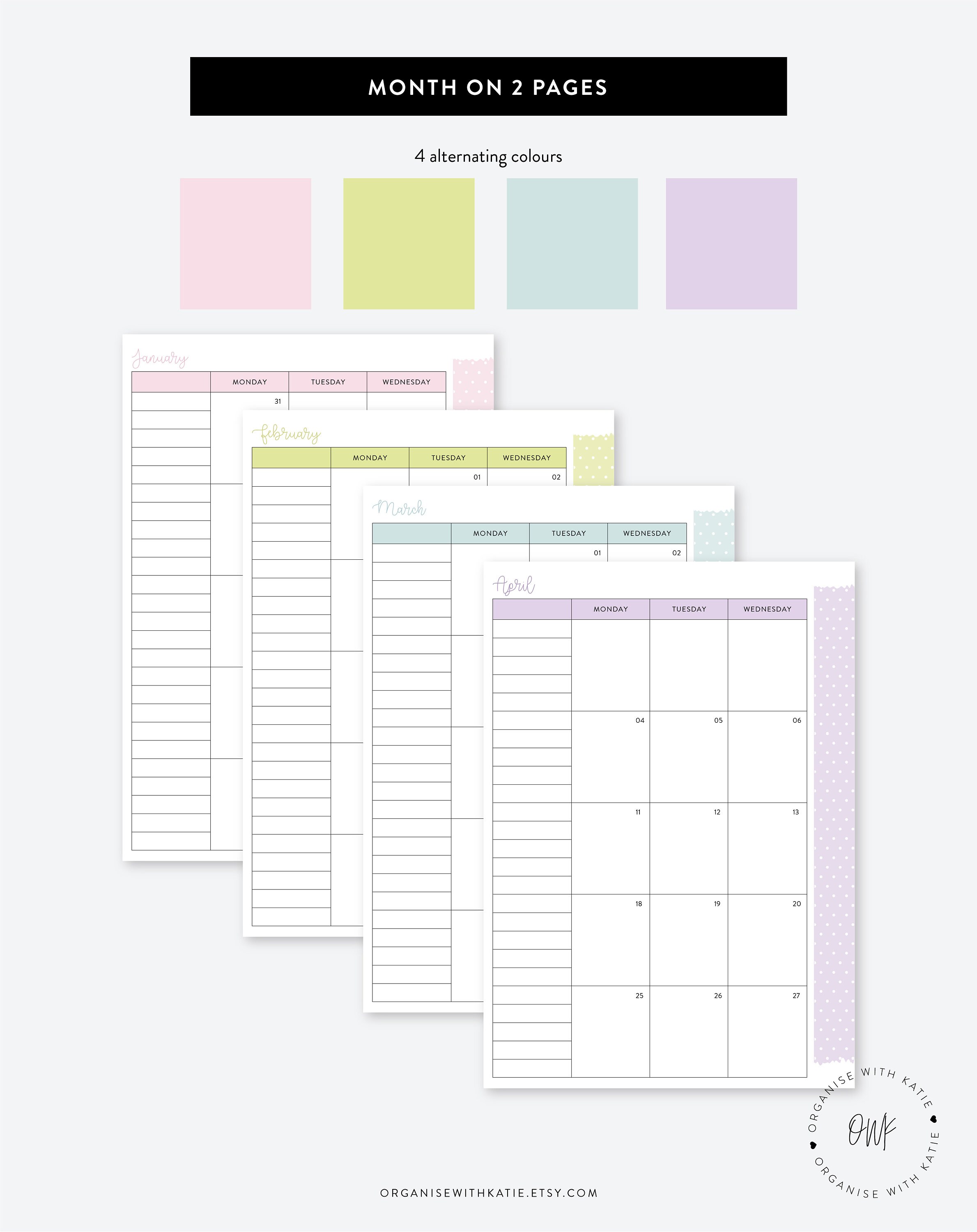 a5-2022-monthly-planner-printable-month-on-2-pages-calendar-etsy-m-xico