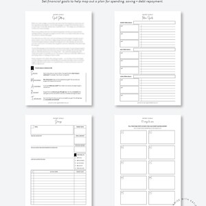 Budget Planner A5 PRINTABLE Financial Planner Inserts - Etsy