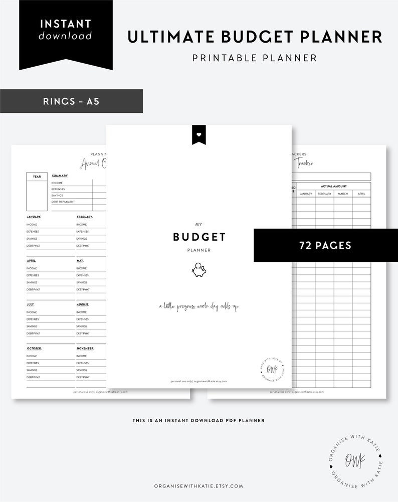 a5 budget binder a5 budget binder