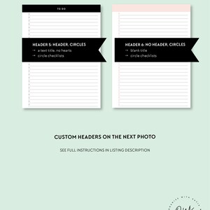 Classic Happy Planner Printable Notes and To Do Pages | Etsy