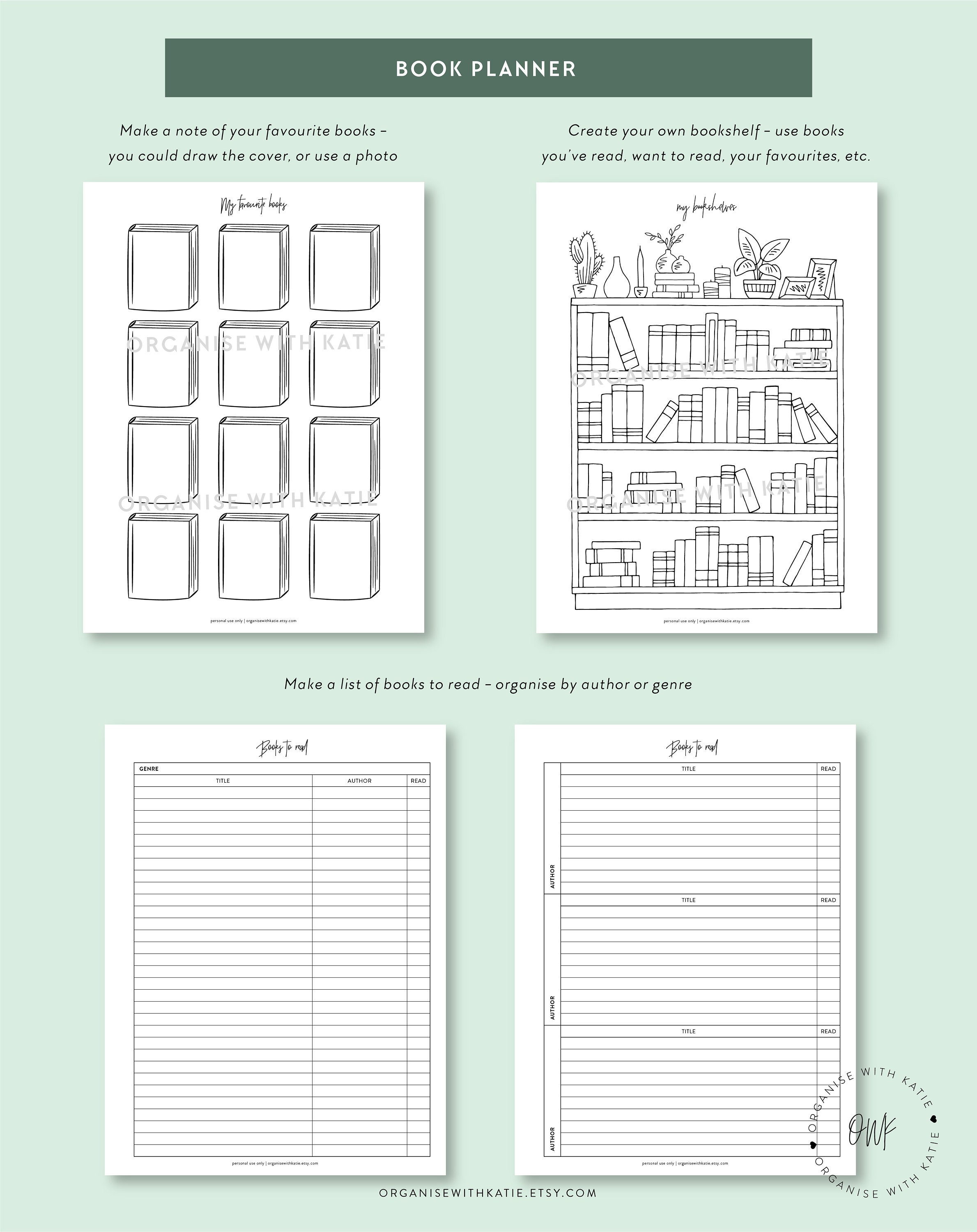 Book Planner Classic Happy Planner PRINTABLE Insert Book Etsy México