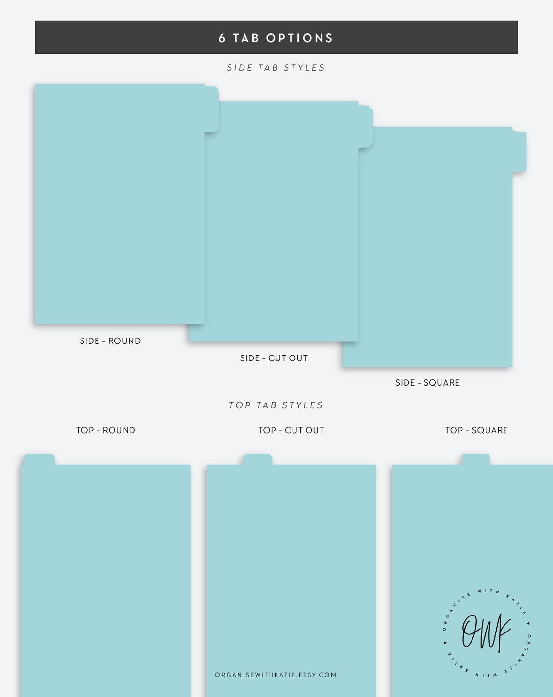 CUSTOM Printable Dividers for A5 Personal Happy Planner | Etsy